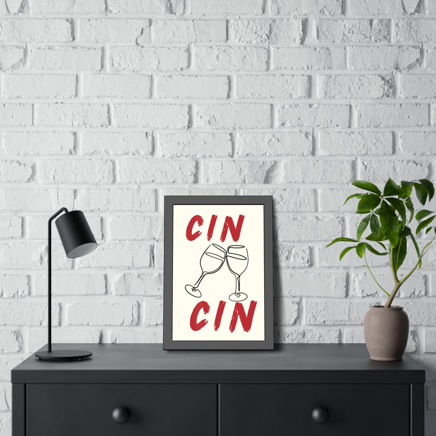 CIN CIN framed poster- various sizes
