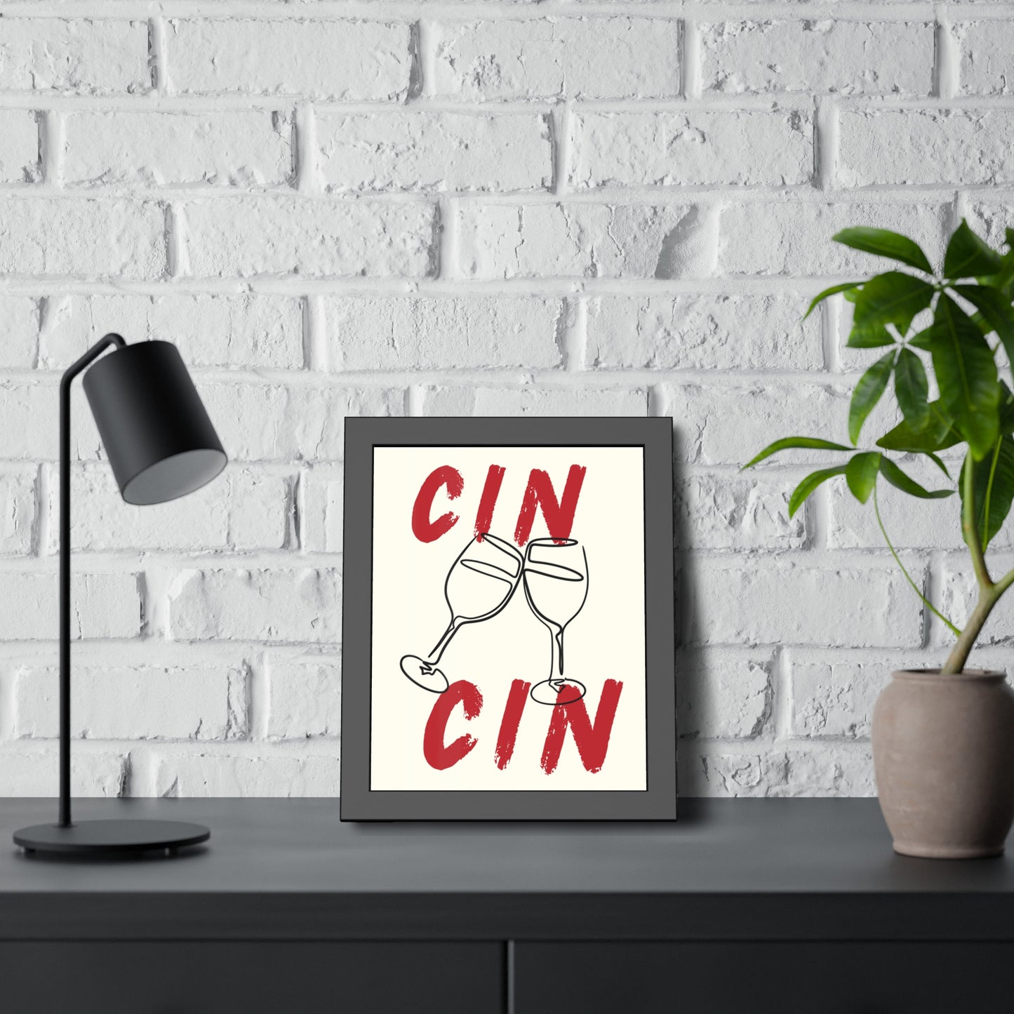 CIN CIN framed poster- various sizes