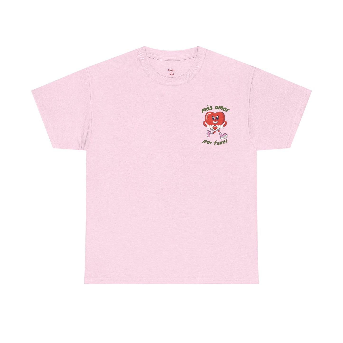 Más amor, por favor GRAPHIC TEE