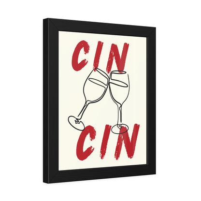 CIN CIN framed poster- various sizes